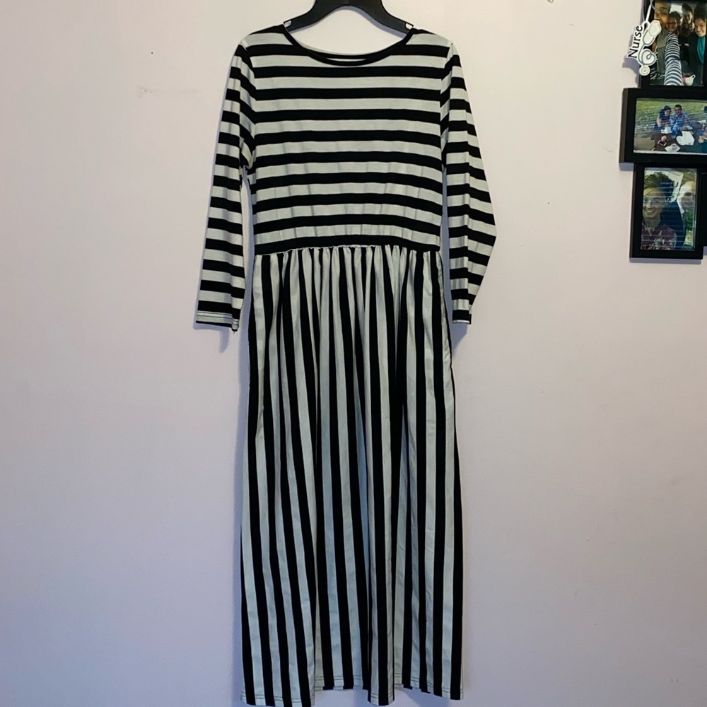 Striped Midi Dress